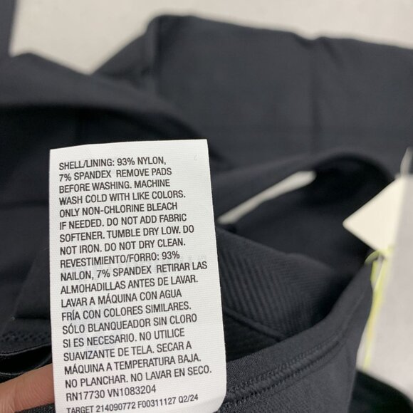 Seamless Ribbed Bodysuit All In Motion Women's S Black  a2407 - Picture 9 of 16